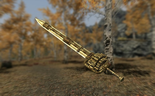 Мод для Skyrim — Двемерские механические мечи