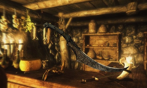 Мод для Skyrim — Древний Эльфийский кинжал