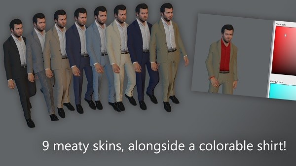 Модель персонажей из GTA 5