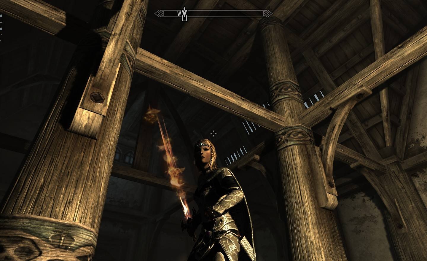 Мод для Skyrim — Огненной меч