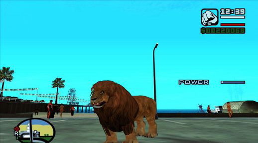 Скин Льва для GTA San Andreas