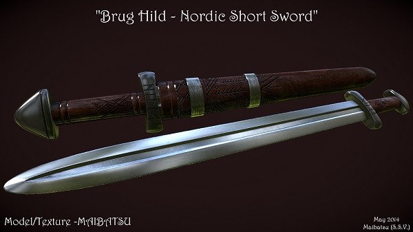 Короткий меч Нордов «Бруг Хильд»