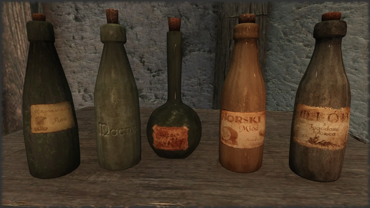 Реалистичные бутылки HD