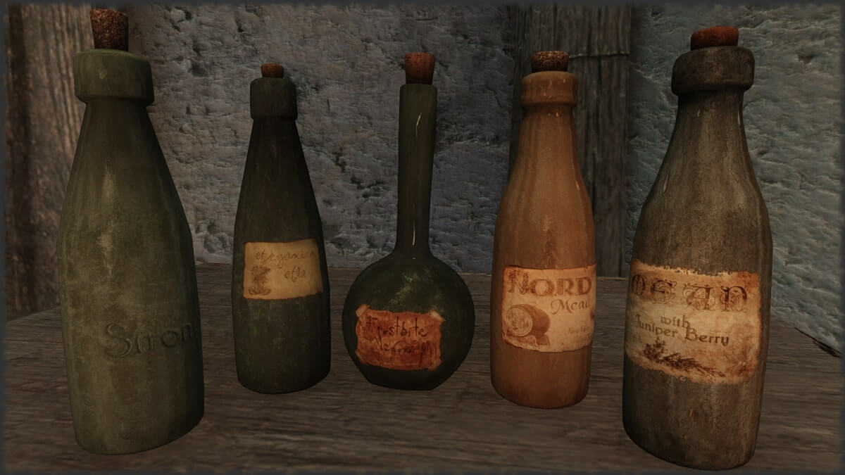 Реалистичные бутылки HD
