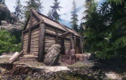 Мод для Skyrim — Уютный домик в долине