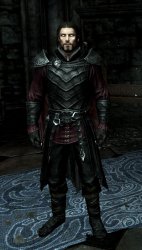 Мод для Skyrim — Черная королевская броня вампира