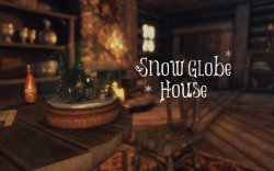 Мод для Skyrim — Домик в снежном шаре