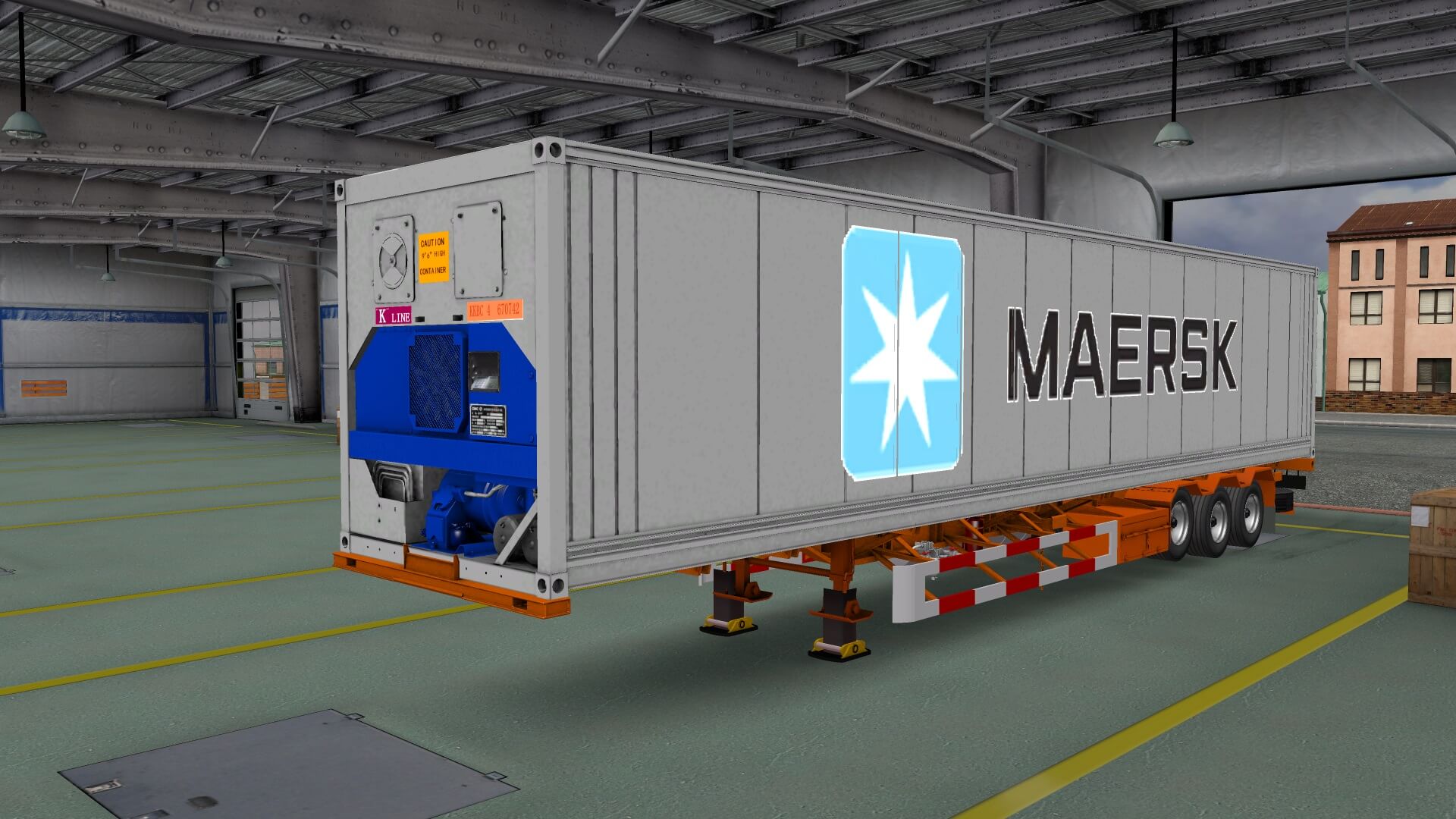 Рефрижераторный полуприцеп Maersk