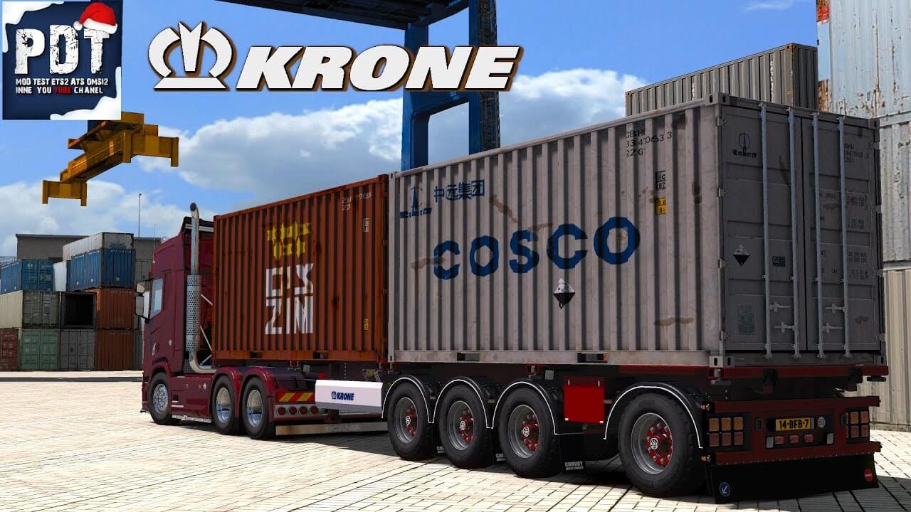Пак прицепов Krone Container 4axe