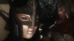 Мод для Skyrim — Открытые шлемы для стражы