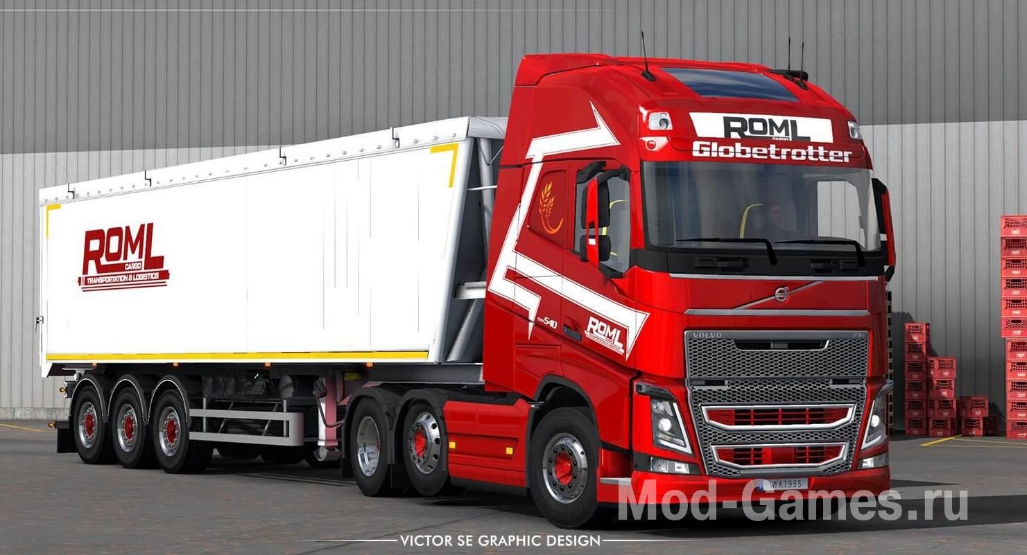 Скин Roml Cargo для Volvo FH4