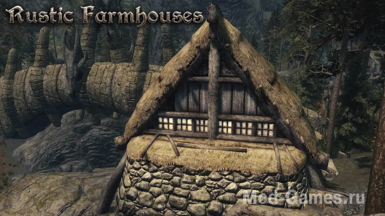 Реалистичные сельские домики