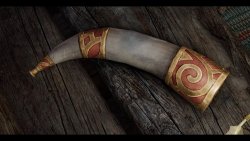 Мод для Skyrim — Нордский боевой рог HD